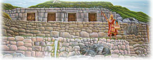 Inca Ruin drawing